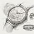 watch design and jewelry design concept sketch