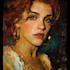 draw a digital oil painting art