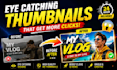 design eye catching youtube thumbnails that boost CTR