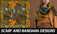 create scarf bandana shawl pattern design