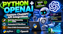 build custom python scripts using the openai chatgpt API