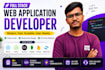 develop a full stack web application using react node js and mern