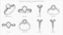 draw custom jewelry and ring design sketches by hand