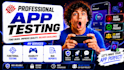android app testing, 14 days closed testing 20 testers, app tester and qa review