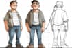 draw a cartoon character