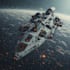 draw high quality spaceship concept
