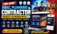 design hvac plumbing and contractor website in wordpress