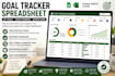 create goal tracker spreadsheet progress dashboard habit tracker google sheets