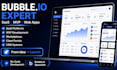 build bubble io website, web app developer for saas, mvp and no code development