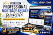 design a professional mortgage broker website