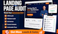 do a landing page audit cro audit website audit to boost conversion rate