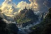 fantasy landscape, background illustration