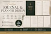 do custom journal design planner journal format canva book format