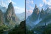 fantasy concept landscape illustrations