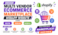 design multi vendor ecommerce marketplace webapp website using wcfm dokan webkul