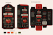 convert ai generated packaging, food label box design to print ready vector file