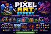 create custom pixel art sprites characters and game assets
