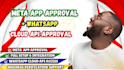 get advanced permissions, whatsapp cloud api approval and meta app approval