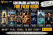 create cinematic ai videos, reels, ads and ugc content