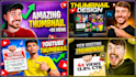 mrbeast style youtube thumbnail design