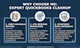 do expert quickbooks online cleanup and catch up bookkeeping