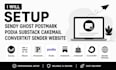 setup sendy ghost postmark podia substack cakemail convertkit sender website