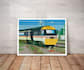 create a custom railway poster illustration