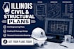 design illinois civil engineering plans and structural construction drawings