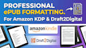 format and convert your word or PDF to professional epub for amazon KDP