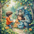 create fantasy watercolor characters and illustrations