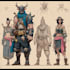 character concept art and character design