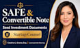 draft your safe agreements, convertible notes, and shareholder documents ppm
