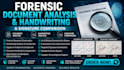 do forensic document analysis, handwriting and signature comparison, report