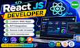 develop a responsive react js web application for your business