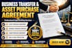 create a business transfer and asset purchase agreement