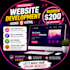 create responsive HTML website