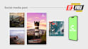 design modern social media graphics