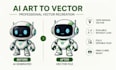 recreate ai generated designs into editable vector ai, svg, eps