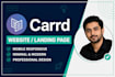 design carrd website, carrd landing page, carrd co and redesign carrd