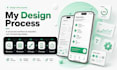 design a professional mobile app UI UX with figma for ios and android