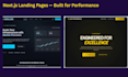 build a high conversion landing page with next js