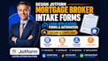 design jotform mortgage broker intake form and loan application forms