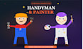 draw manual and creative cartoon character illustration