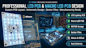 create custom led lighting pcb and ready macro led pcb layouts with gerber file