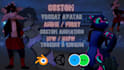make a custom furry vrchat avatar with full rig and physbones