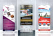 design premium roll up, retractable banner, standee