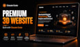 create a premium 3d website with claude code