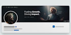 design a professional linkedin banner