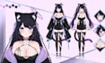 design custom vtuber model live2d, anime vtuber commission, nsfw vtuber