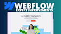 do webflow design, webflow redesign, responsive webflow cms website